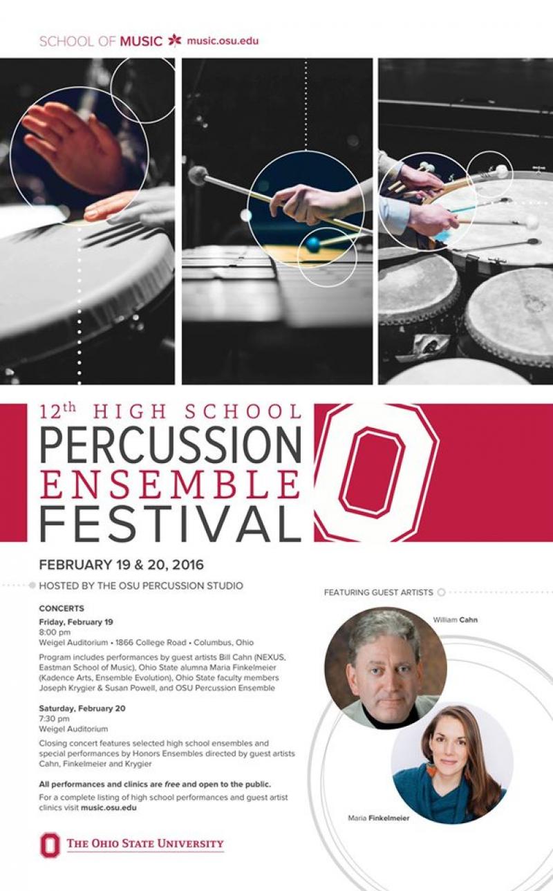 High School Percussion Festival 2016 poster image