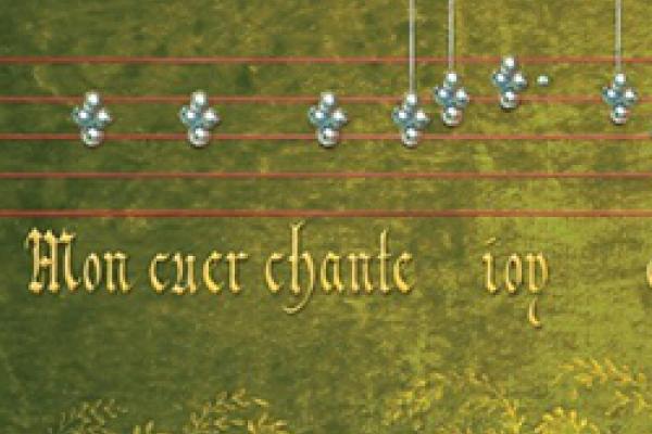 White or void notes in medieval music, c. 1400