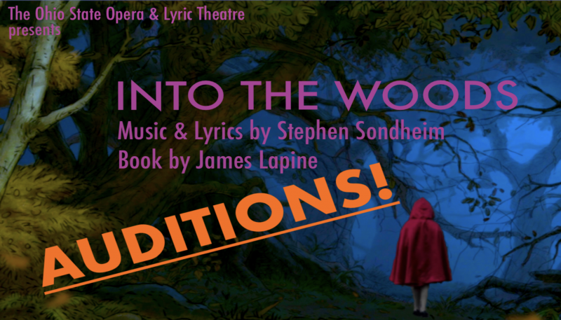 Announcing "Into the Woods" auditions Announcing "Into the Woods" auditions