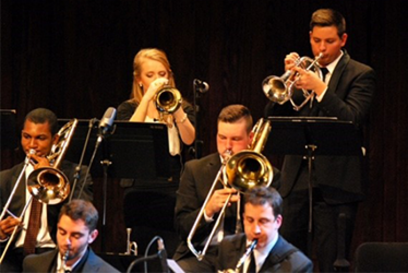 Sayre with OSU Jazz Ensemble