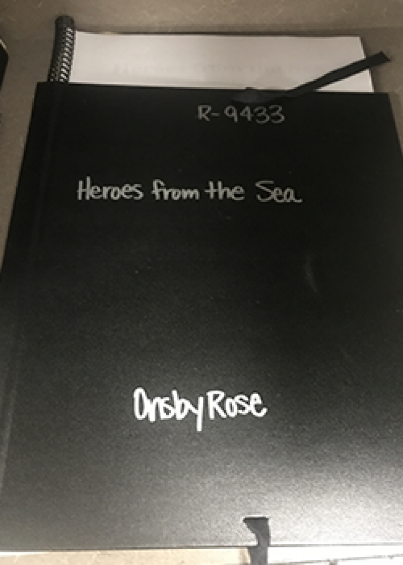 Cover of Onsby Rose's score, "Heroes from the Sea"