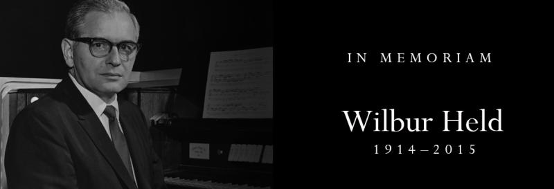 Wilbur Held, In Memoriam
