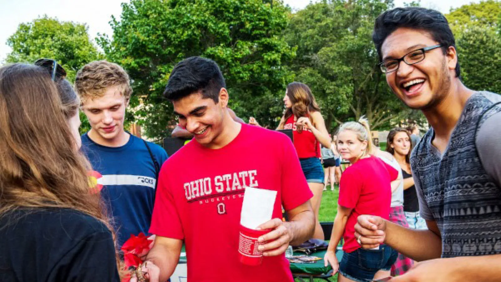 Students at the Involvement Fair