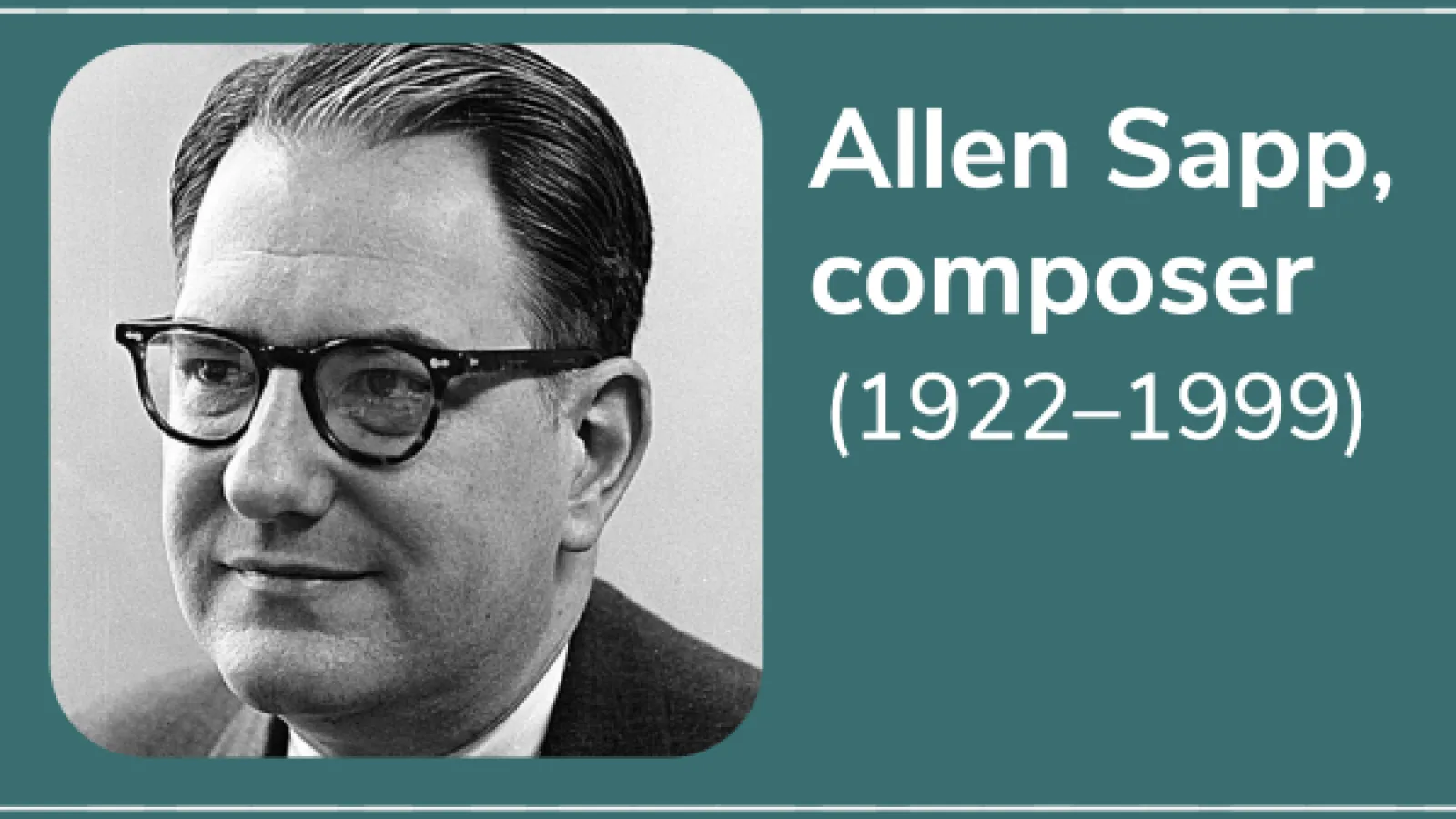 Allen Sapp, composer
