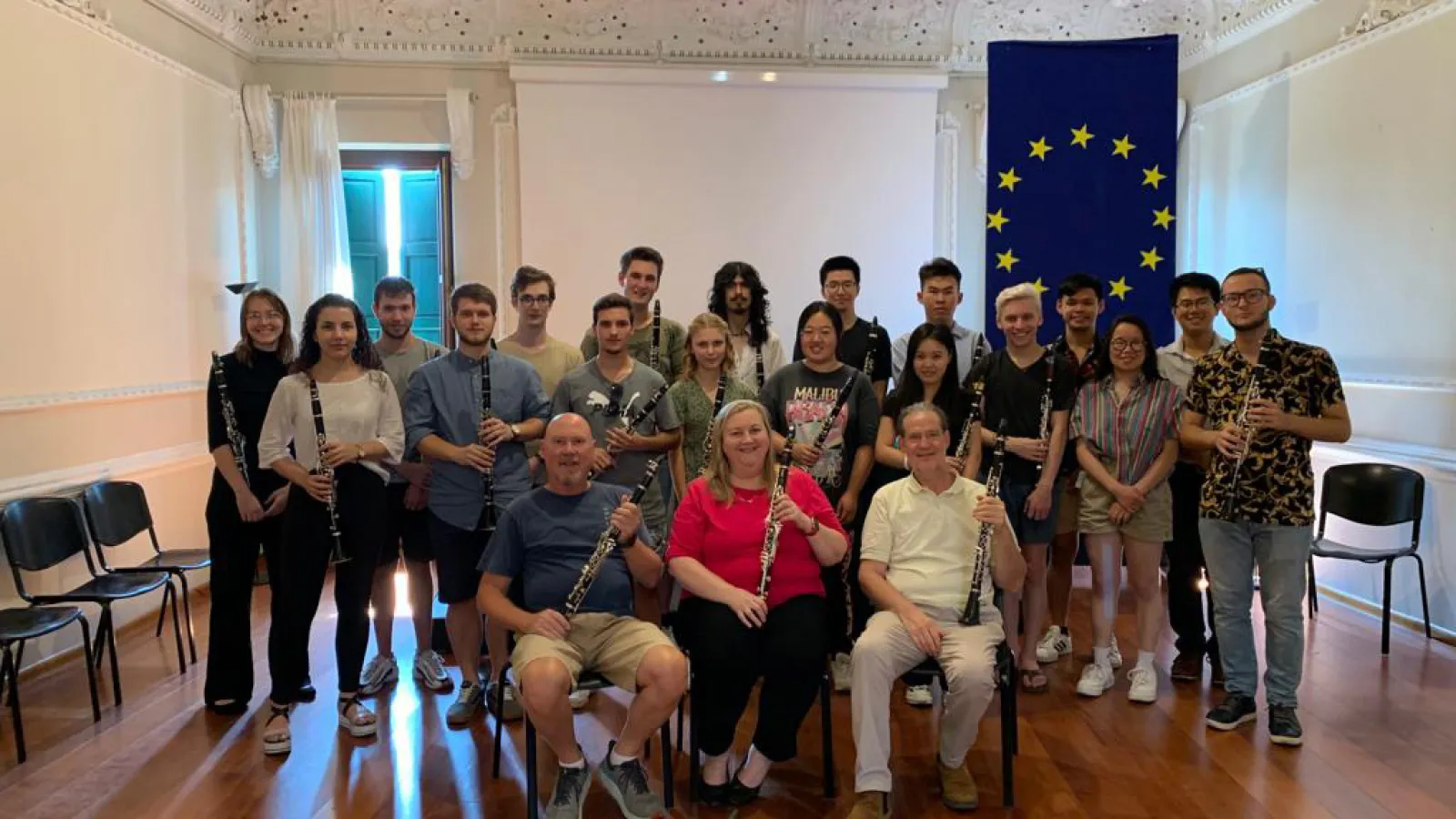 Cividale masterclass clarinetists