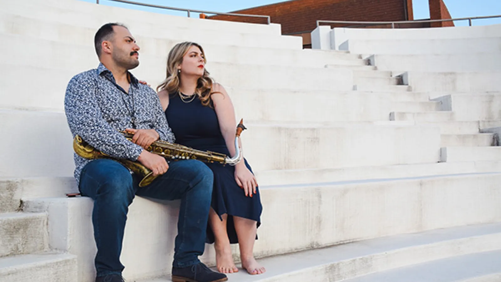 Sax and Serenade Duo, Robert and Lara Brooks