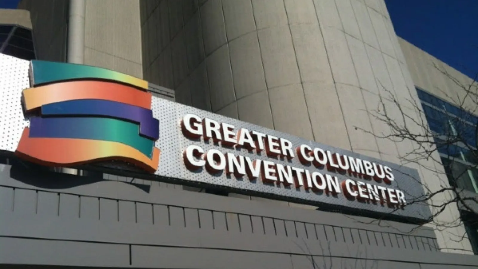 Greater Columbus Convention Center marquee