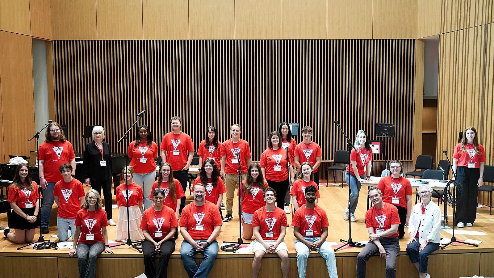 Vocal Arts Camp 2024 group