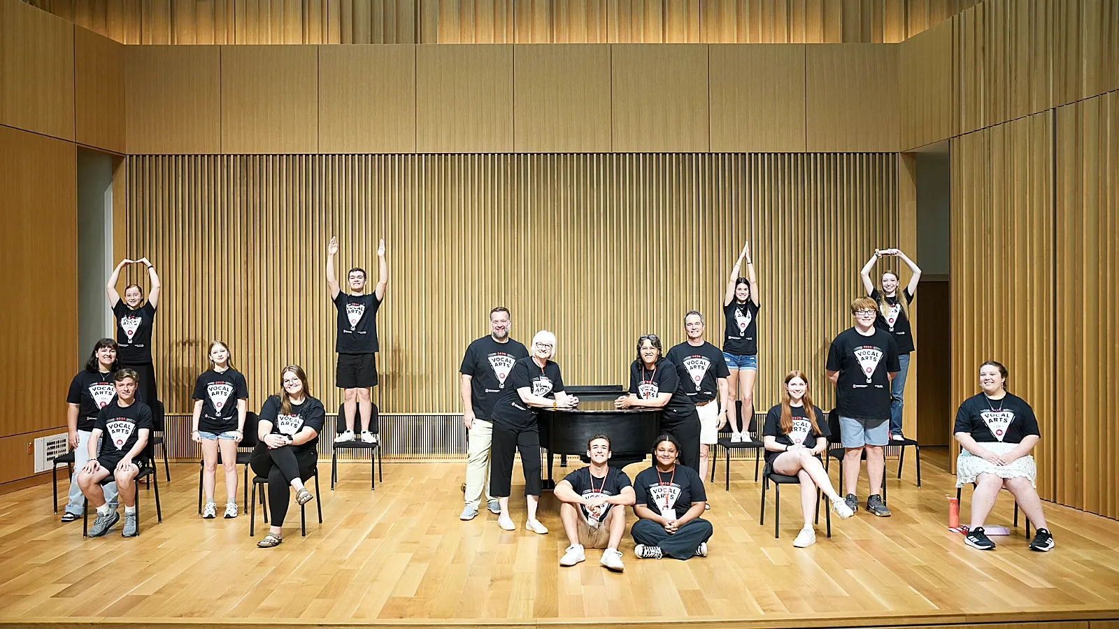 Vocal Arts Camp 2025 group