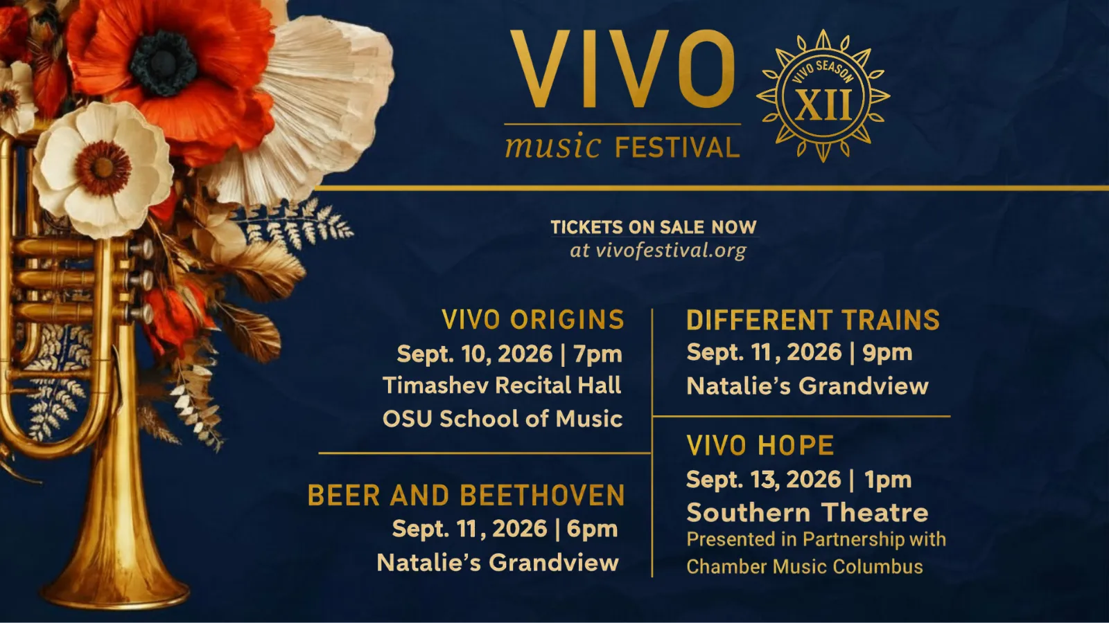 Vivo Festival concert Sept. 10, 2026