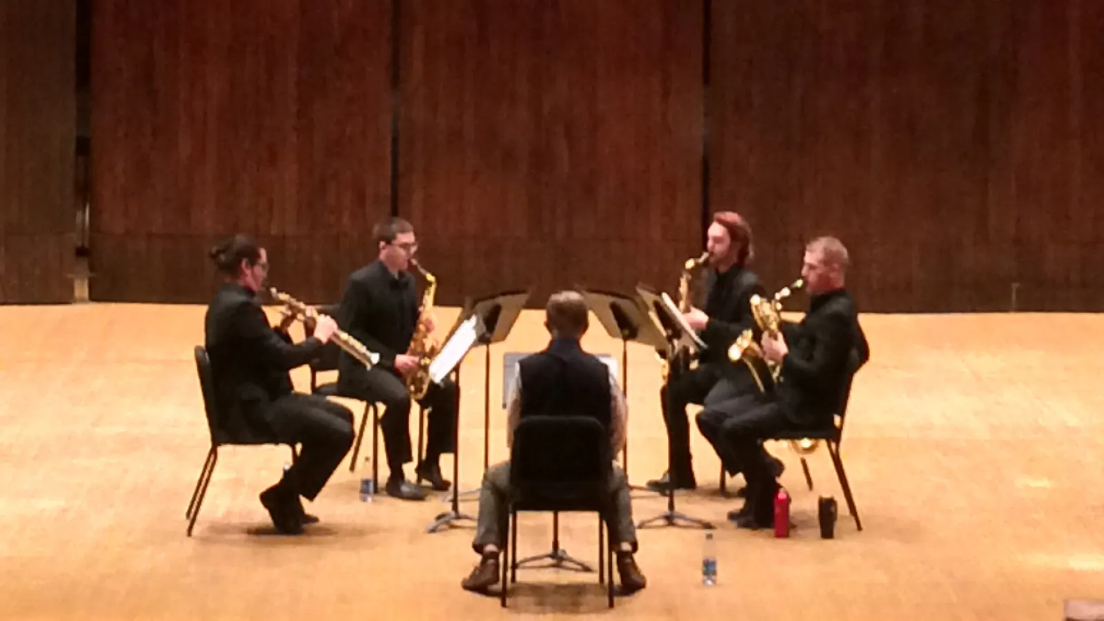 Sax quartet with guest composer David Maslanka