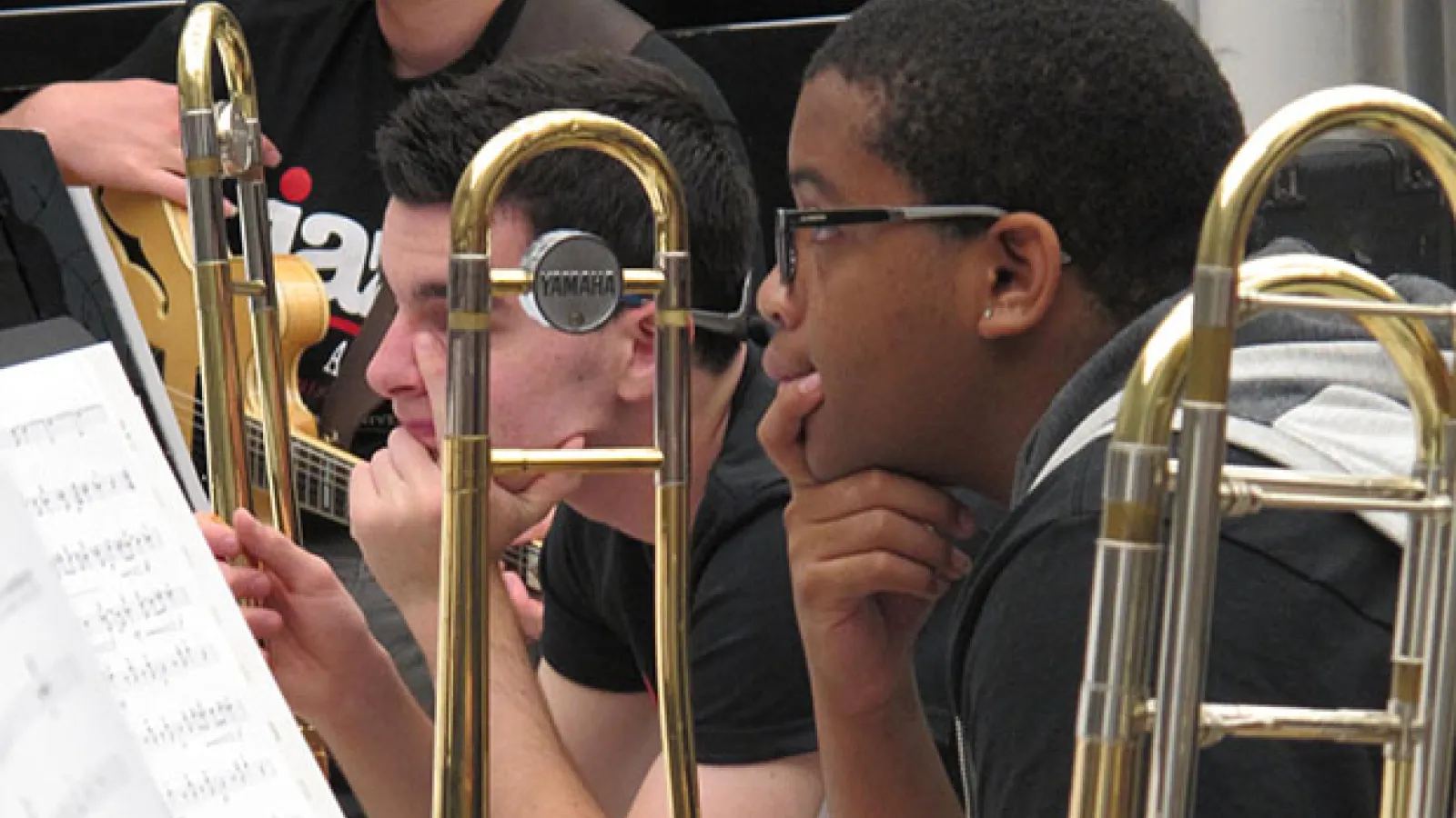 Jazz Camp rehearsal