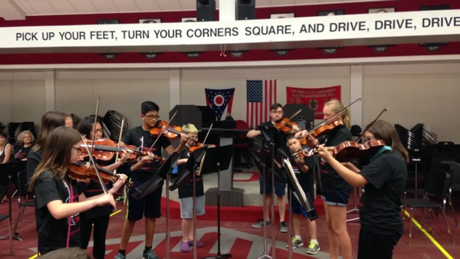 Summer Strings group rehearsal