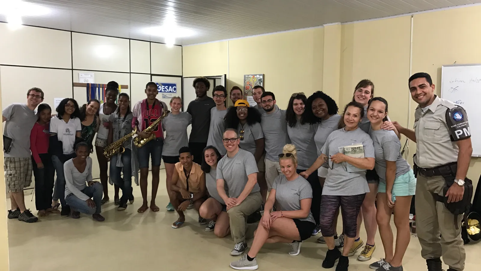 Ohio State group in Brazil