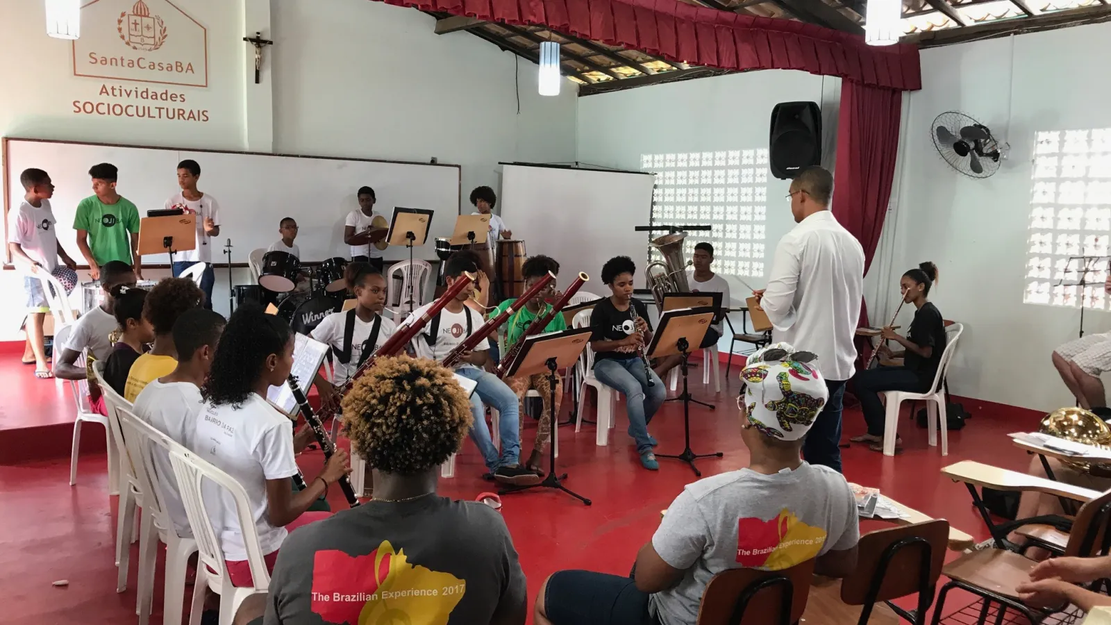 Wind ensemble at Santa Casa