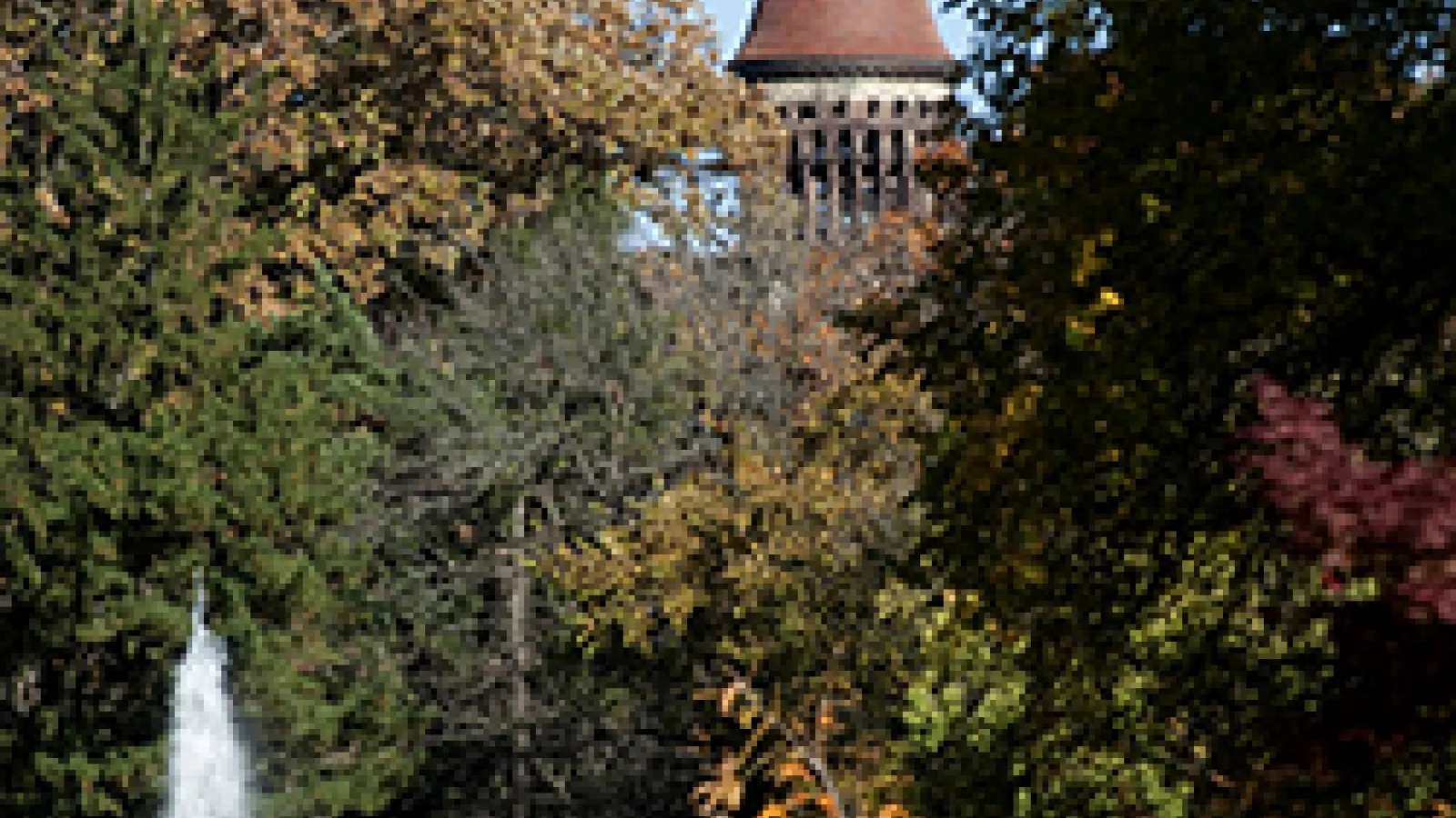 Orton Hall in autumn