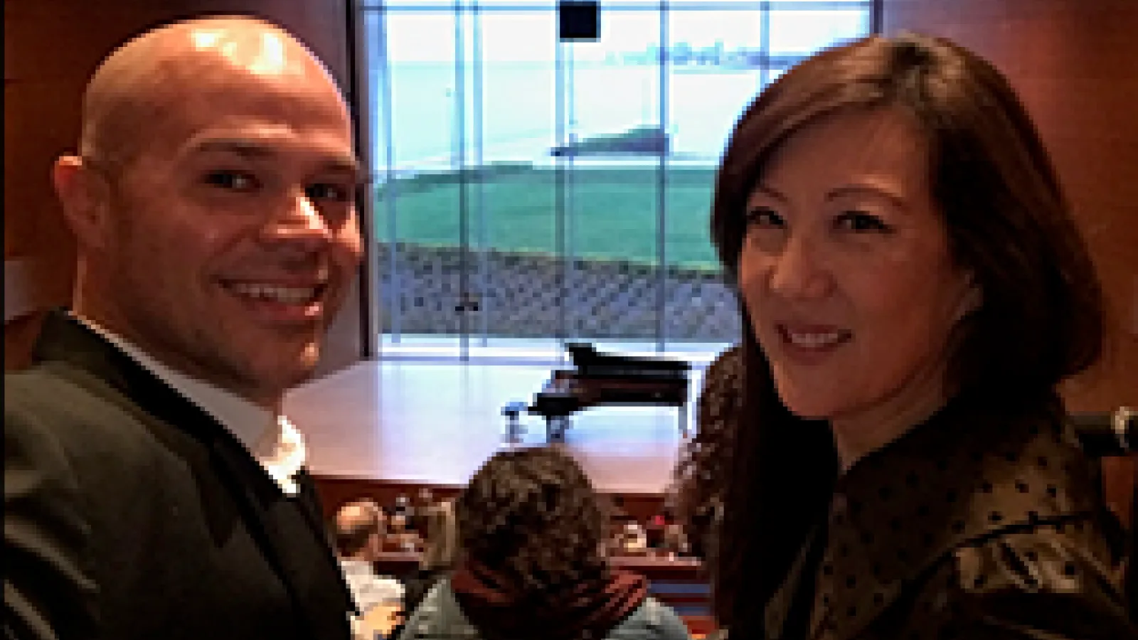 Pianists Ryan Behan and Caroline Hong