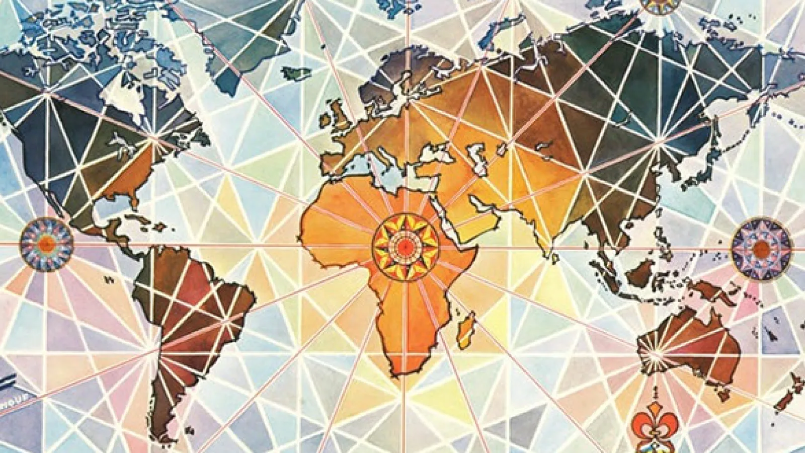 World map design