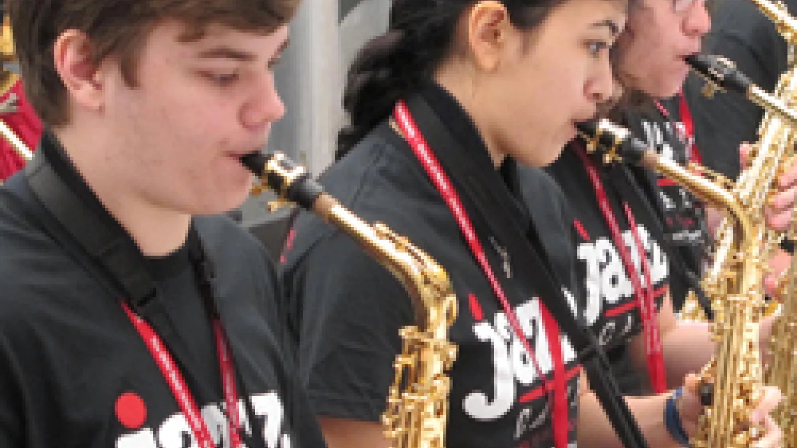 Young jazz saxophonists