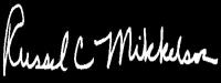 Russel C. Mikkelson's signature