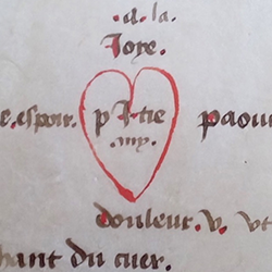 Calligraphy with heart Calligraphy with heart