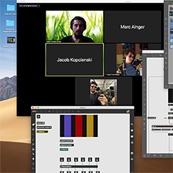 Sonic Arts Ensemble performs using early iteration of lag-reduction software Sonic Arts Ensemble performs using early iteration of lag-reduction software