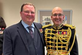 Dr. Onsby Rose with LtCol Ryan Nowlin