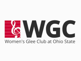 Women's Glee Club WGC logo with red treble clef