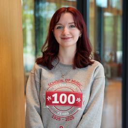 Greta Zender, School of Music Ambassador 2025-26