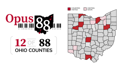 Opus 88, 12 of 88 Ohio counties