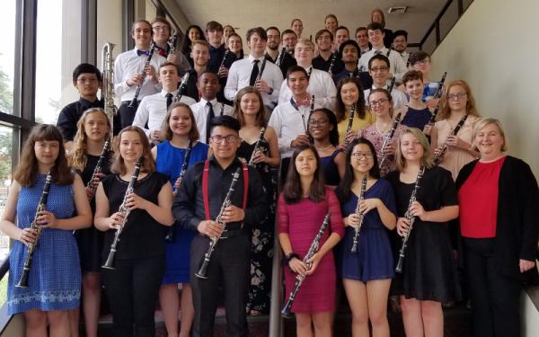 Clarinet Academy participants and faculty