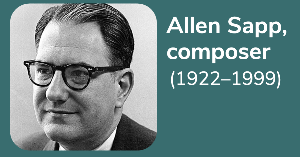 Allen Sapp Centennial Celebration Concert | School of Music