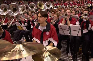 Athletic Band playing at St. John Arena