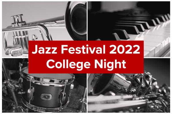 Jazz Festival 2022 College Night photo collage
