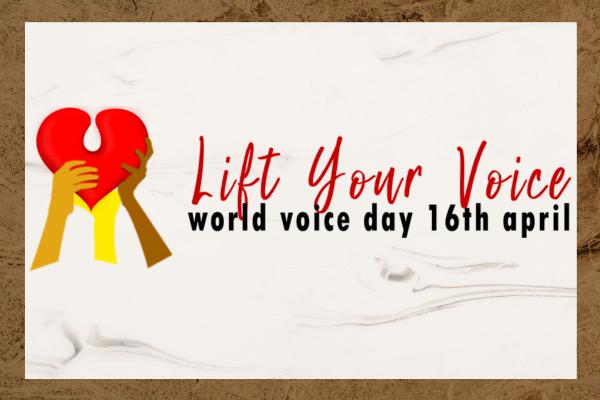 Lift Your Voice - World Voice Day logo