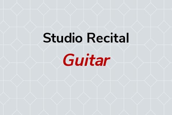 Guitar studio recital