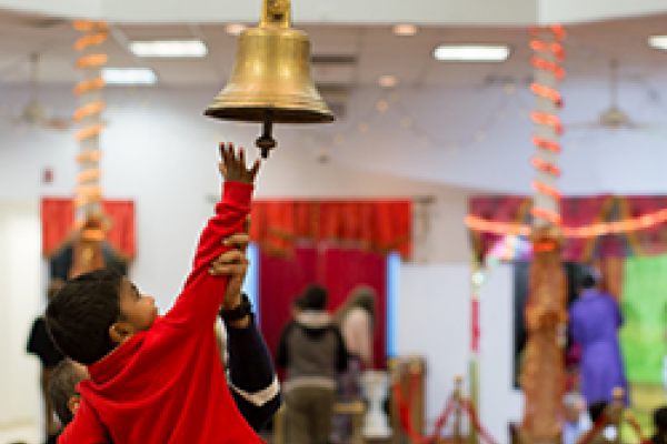 Hindu bell ringing Hindu bell ringing