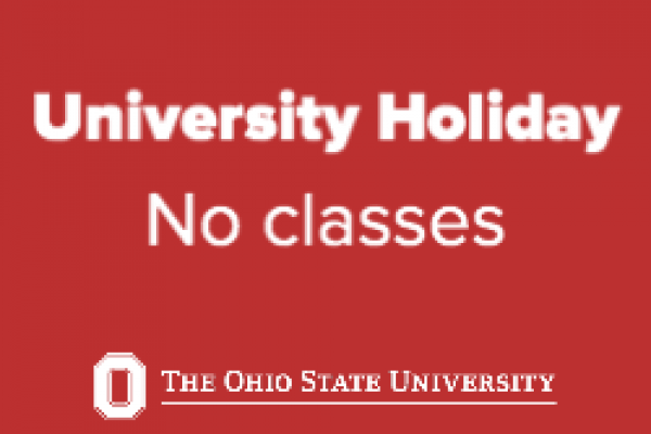 Holiday - no classes