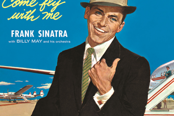 Frank Sinatra album cover, "Come Fly With Me"