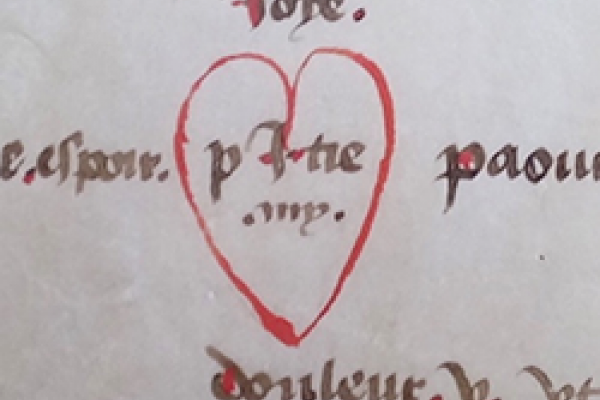 Calligraphy with heart Calligraphy with heart