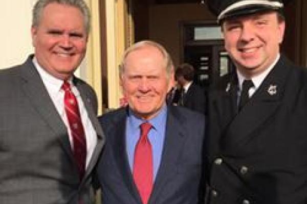 Russel Mikkelson, Jack Nicklaus, Chris Hoch at Congressional Honor Ceremony Mikkelson, Nicklaus, Hoch at Congressional Honor Ceremony