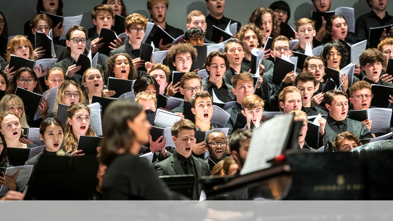 Mixed choirs perform in Mershon Auditorium