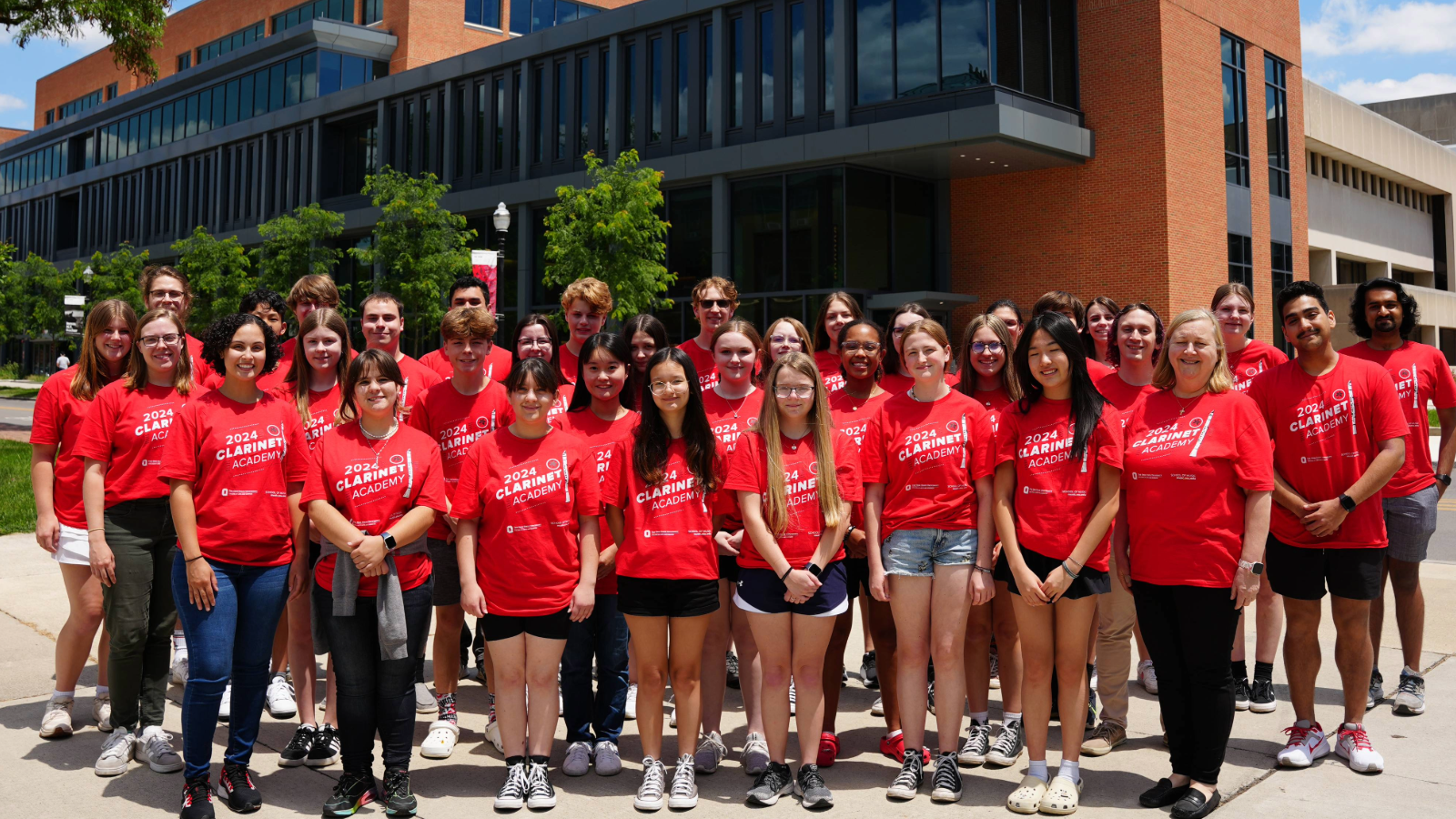 Clarinet Academy 2024 group