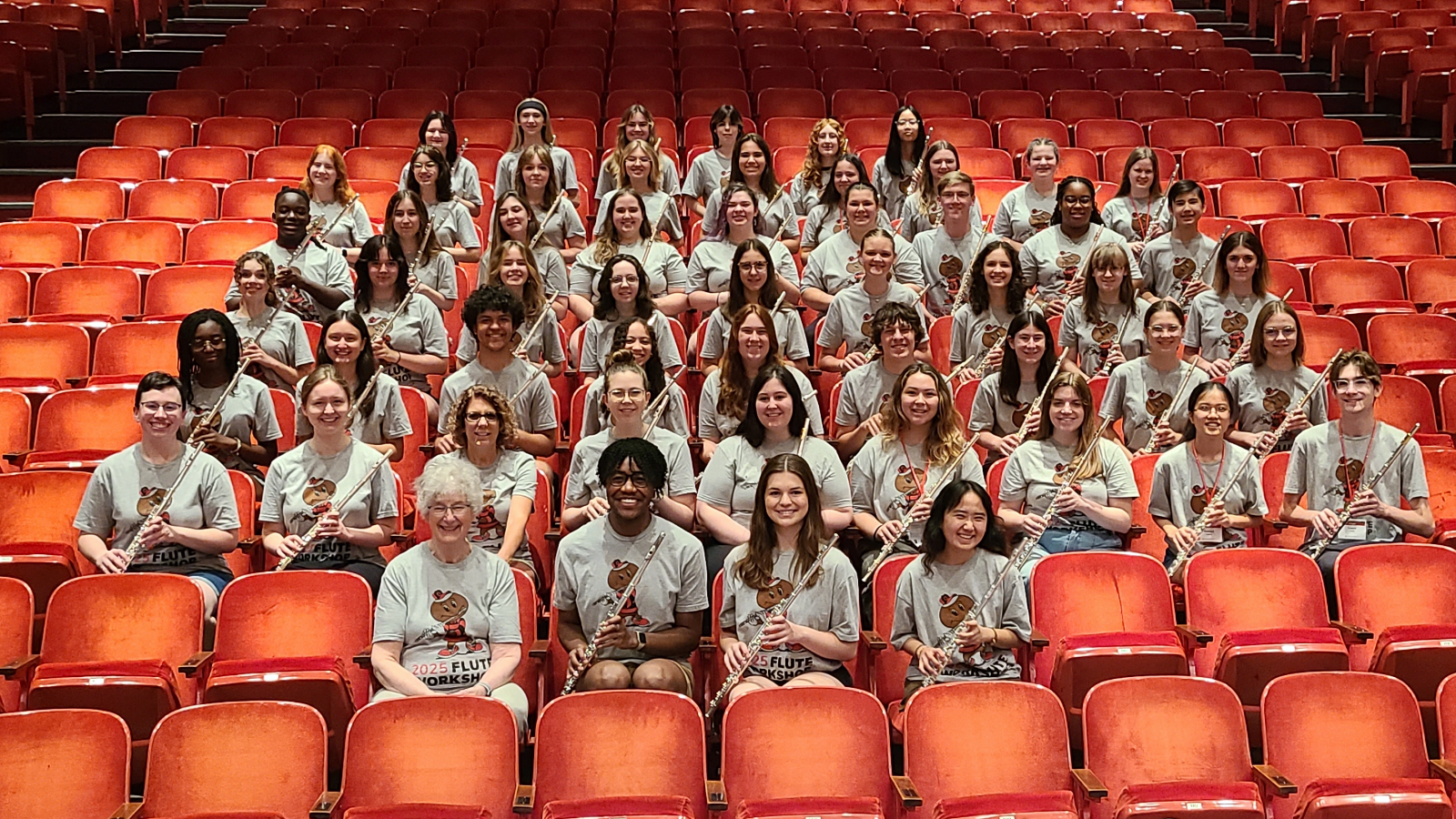 Flute Workshop 2025 in Weigel Auditorium
