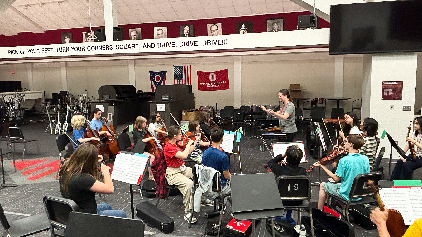 Summer Strings 2025 rehearsal