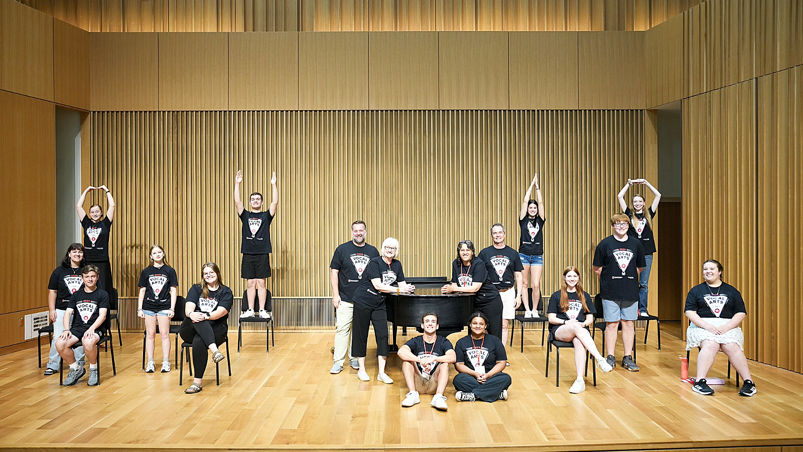 Vocal Arts Camp 2025 group