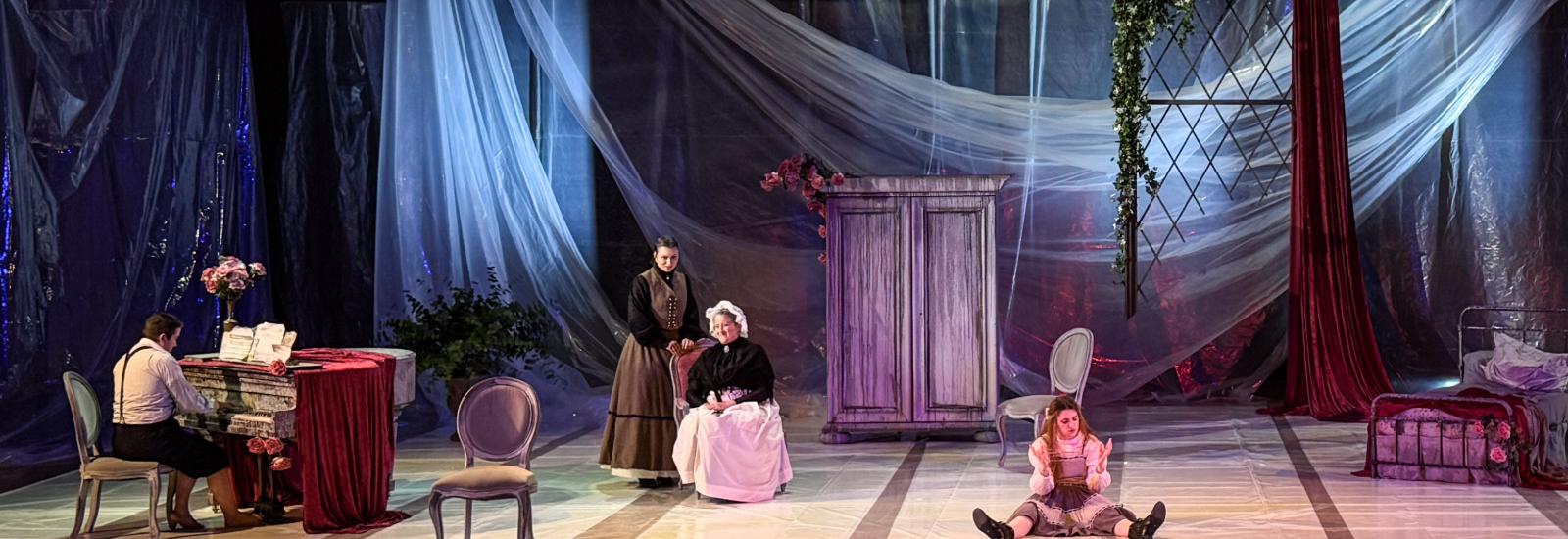 Scene from Opera Theatre's "Turn of the Screw" 2025 production