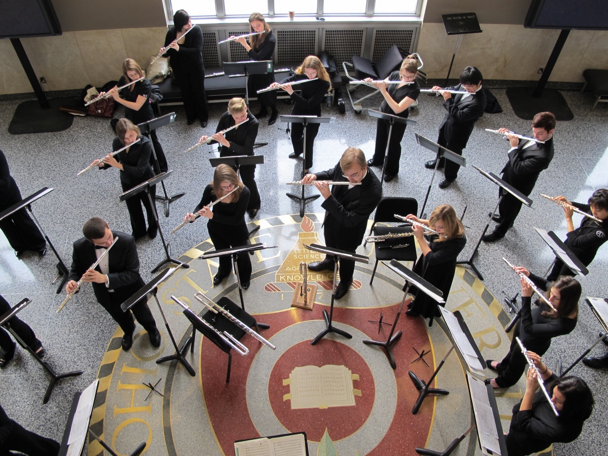 Flute Troupe at Celebration