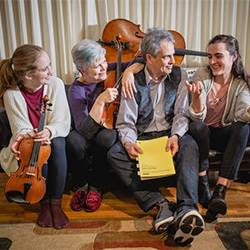 Janus Quartet: L. Anderson, N. Nehring, M. Rudoff, D. Copfer (Photo by Ziwei Jin) Janus Quartet: L. Anderson, N. Nehring, M. Rudoff, D. Copfer (Photo by Ziwei Jin)