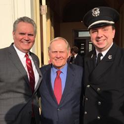 Russel Mikkelson, Jack Nicklaus, Chris Hoch at Congressional Honor Ceremony Mikkelson, Nicklaus, Hoch at Congressional Honor Ceremony